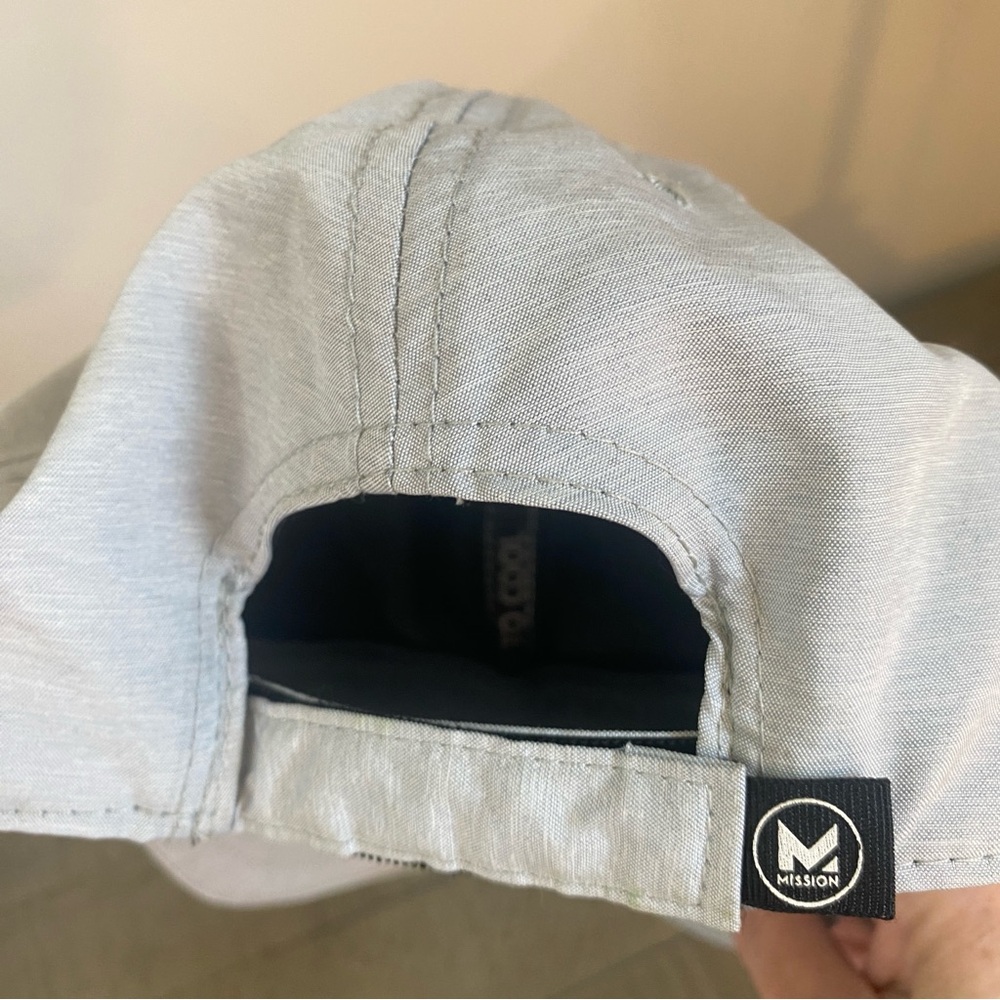 MISSION Cooling Vented Mesh Performance Hat Cap Alloy Heather Gray - Picture 12 of 17
